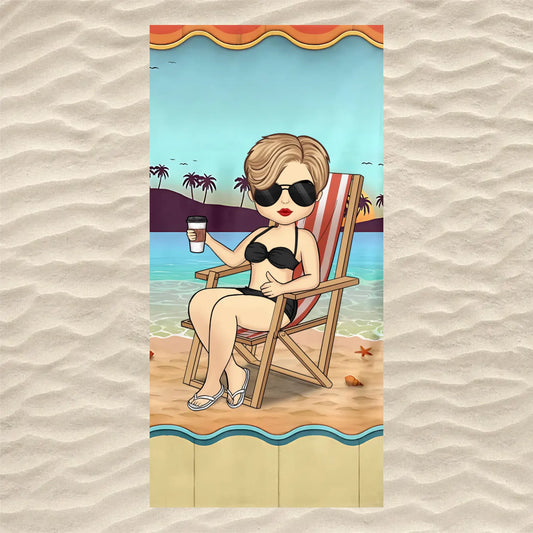 Piloji Personalized Beach Towel Women