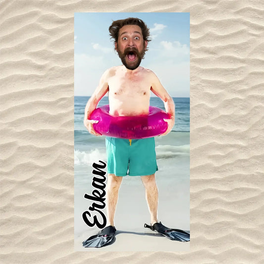 Piloji Personalized Beach Towel Man Funny-4